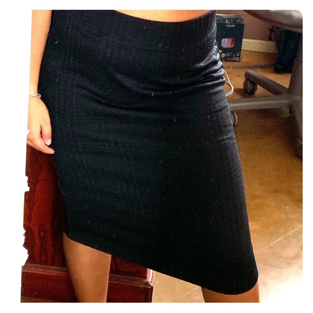 Black pencil skirt
